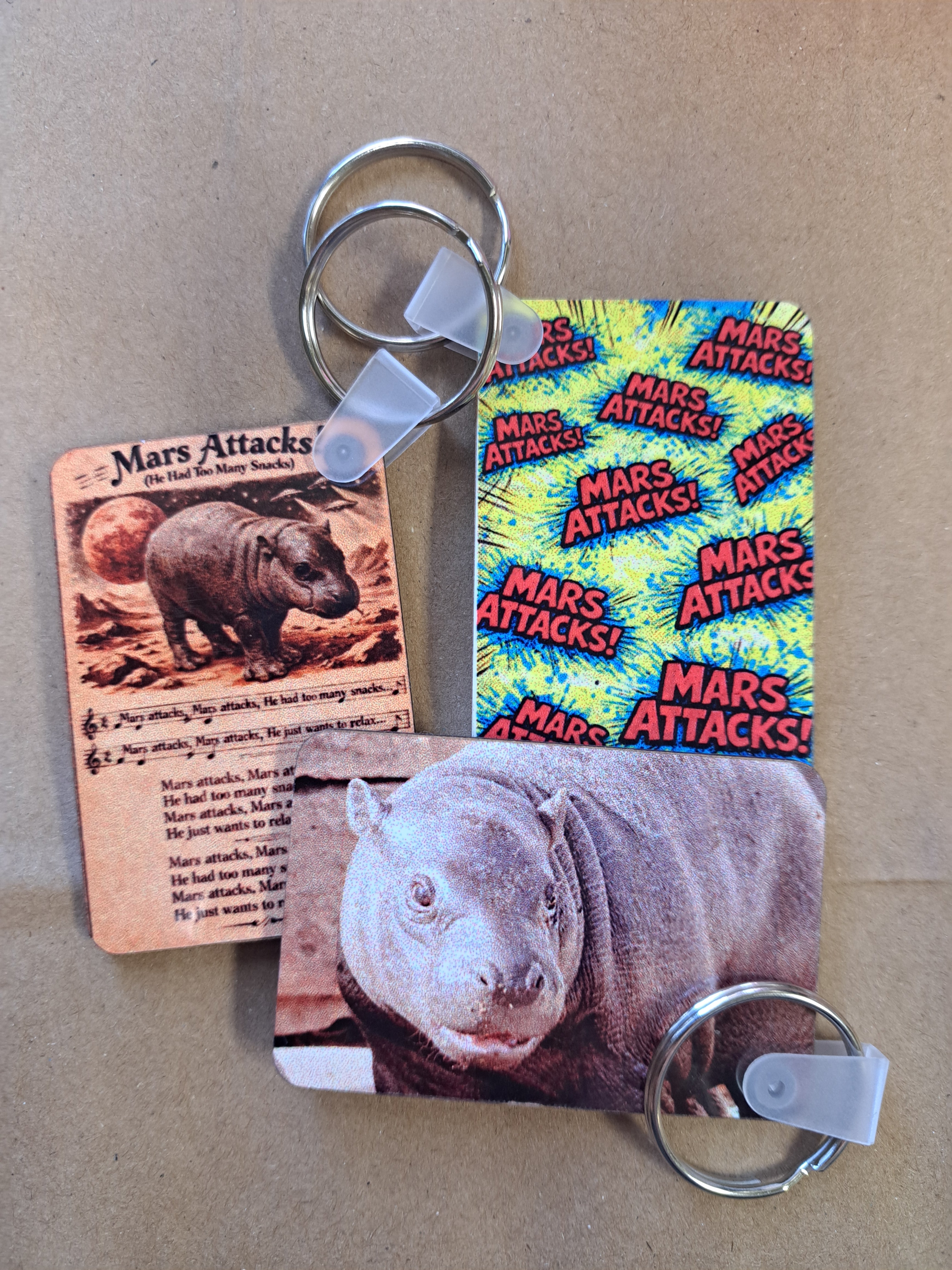Mars Keychains- 5 Styles