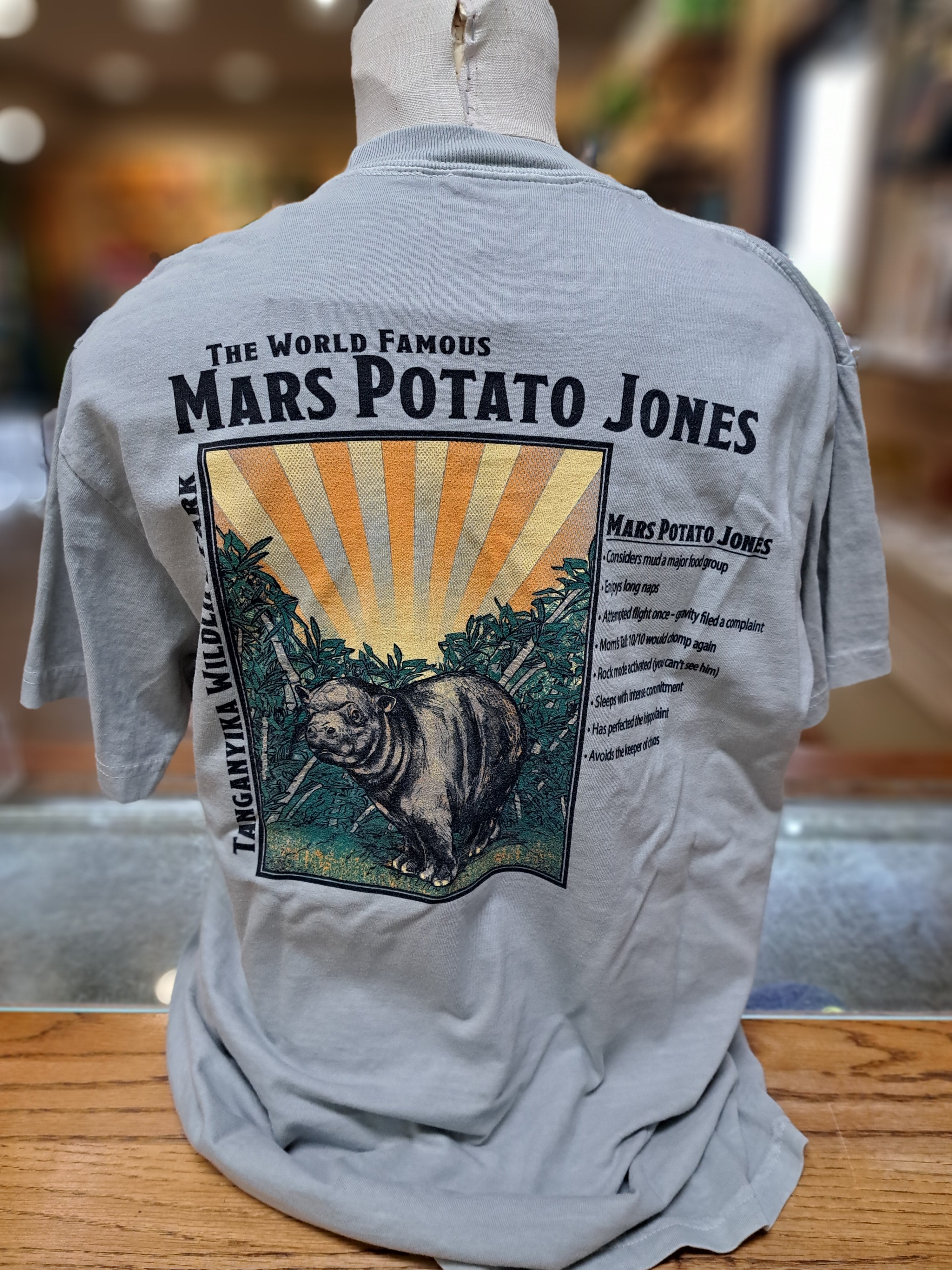 Mars Potato Jones Animal Fact Shirt