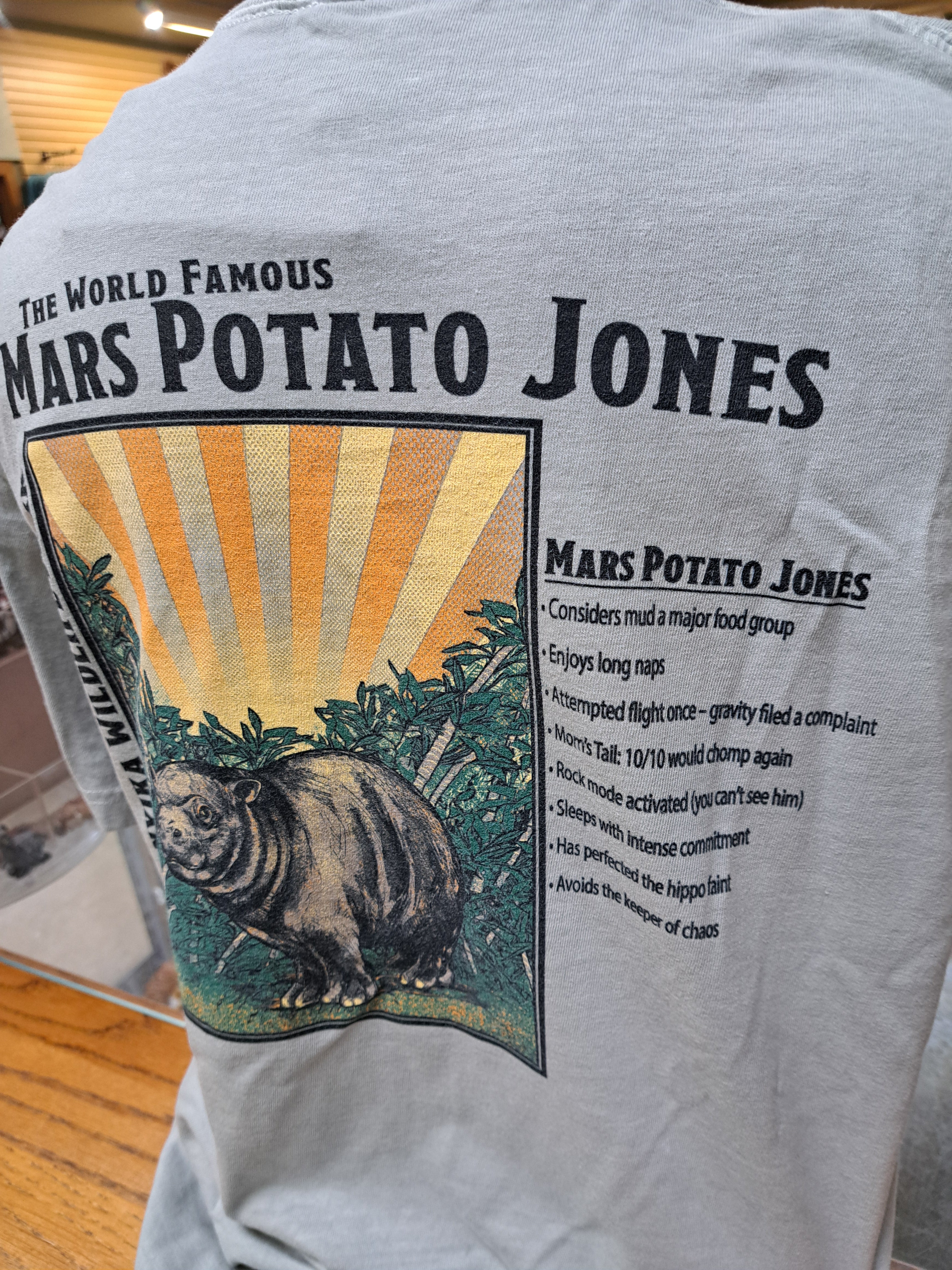 Mars Potato Jones Animal Fact Shirt