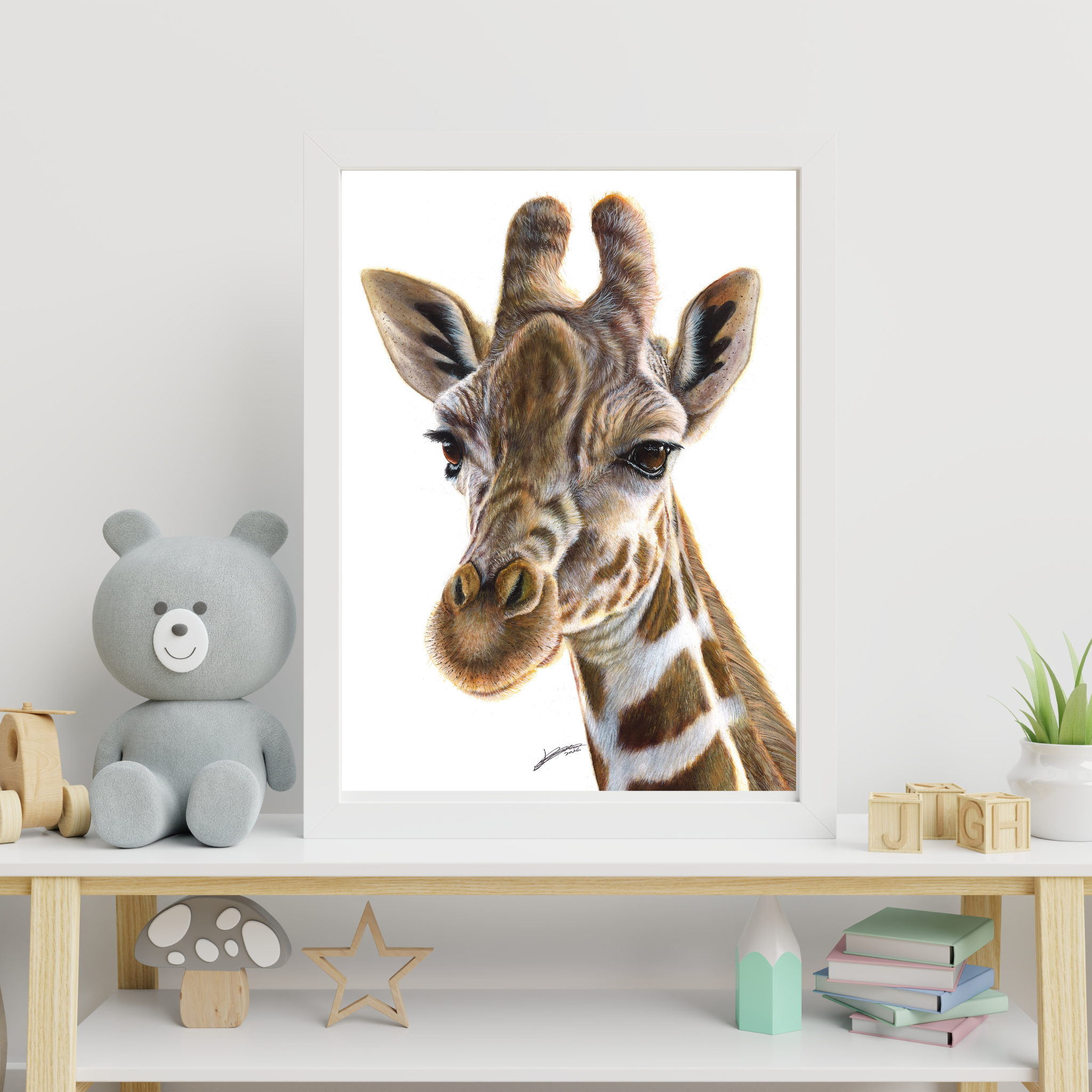 Giraffe Portrait by Kyle Duca – Digital Download
