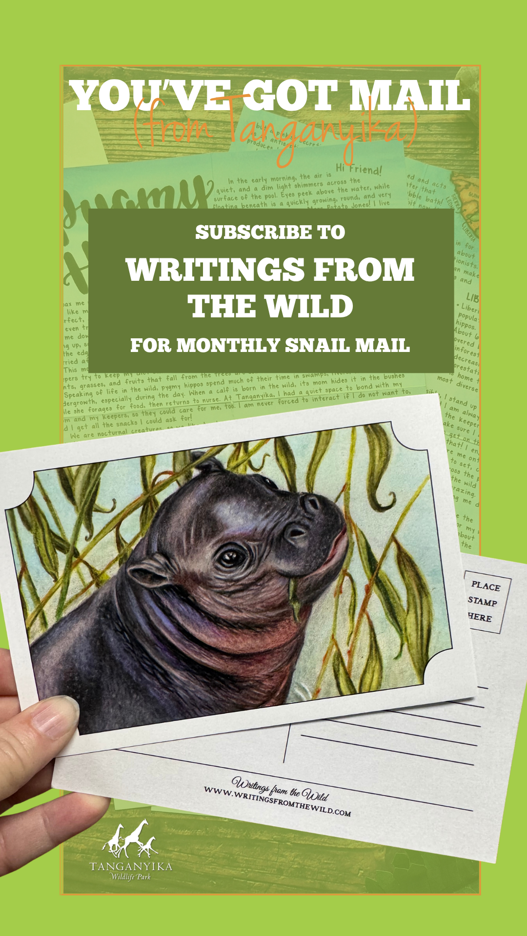 Tanganyika and Writings From the Wild Mail Club Collab - SUBSCRIPTION