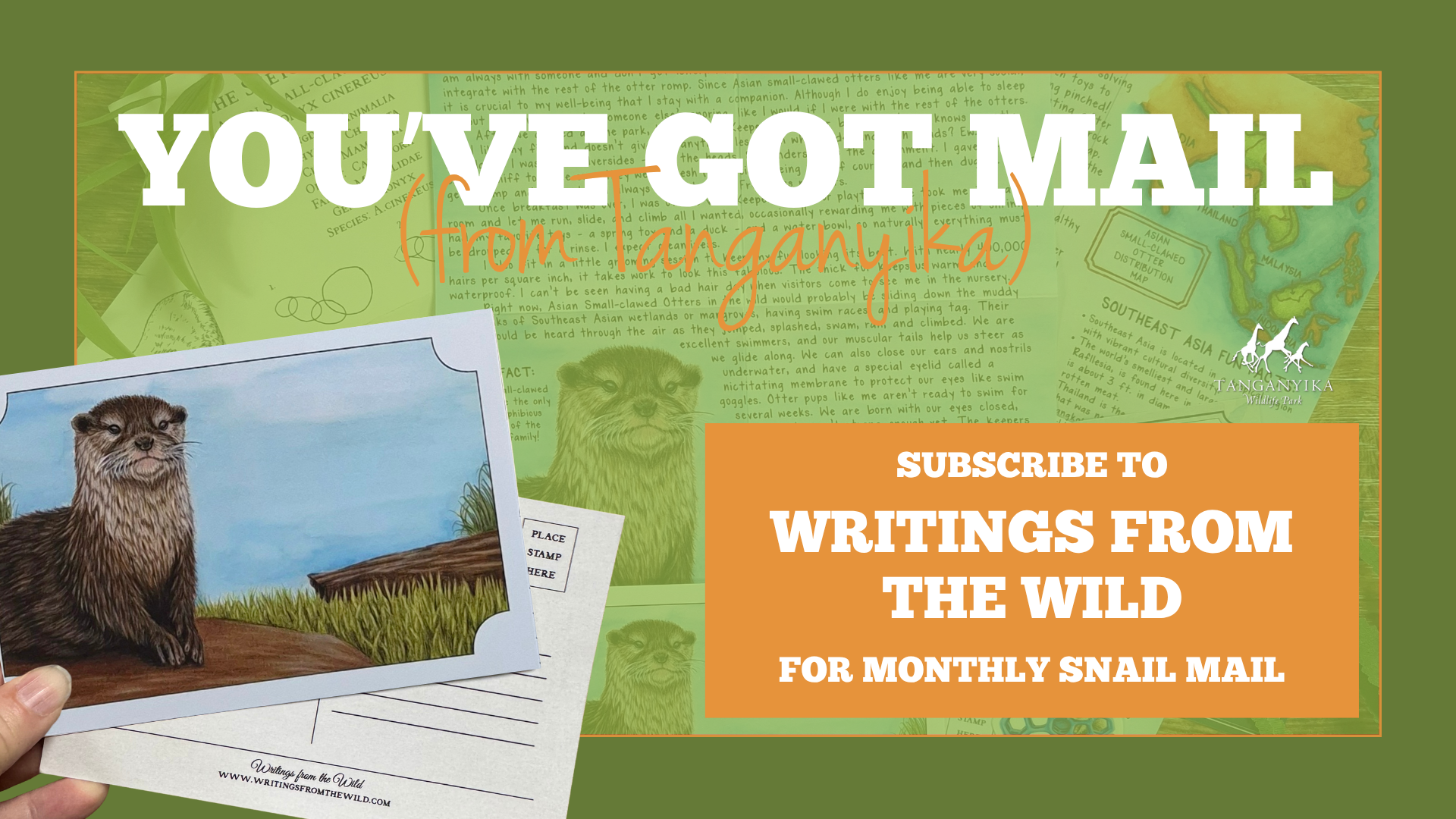 Tanganyika and Writings From the Wild Mail Club Collab - SUBSCRIPTION