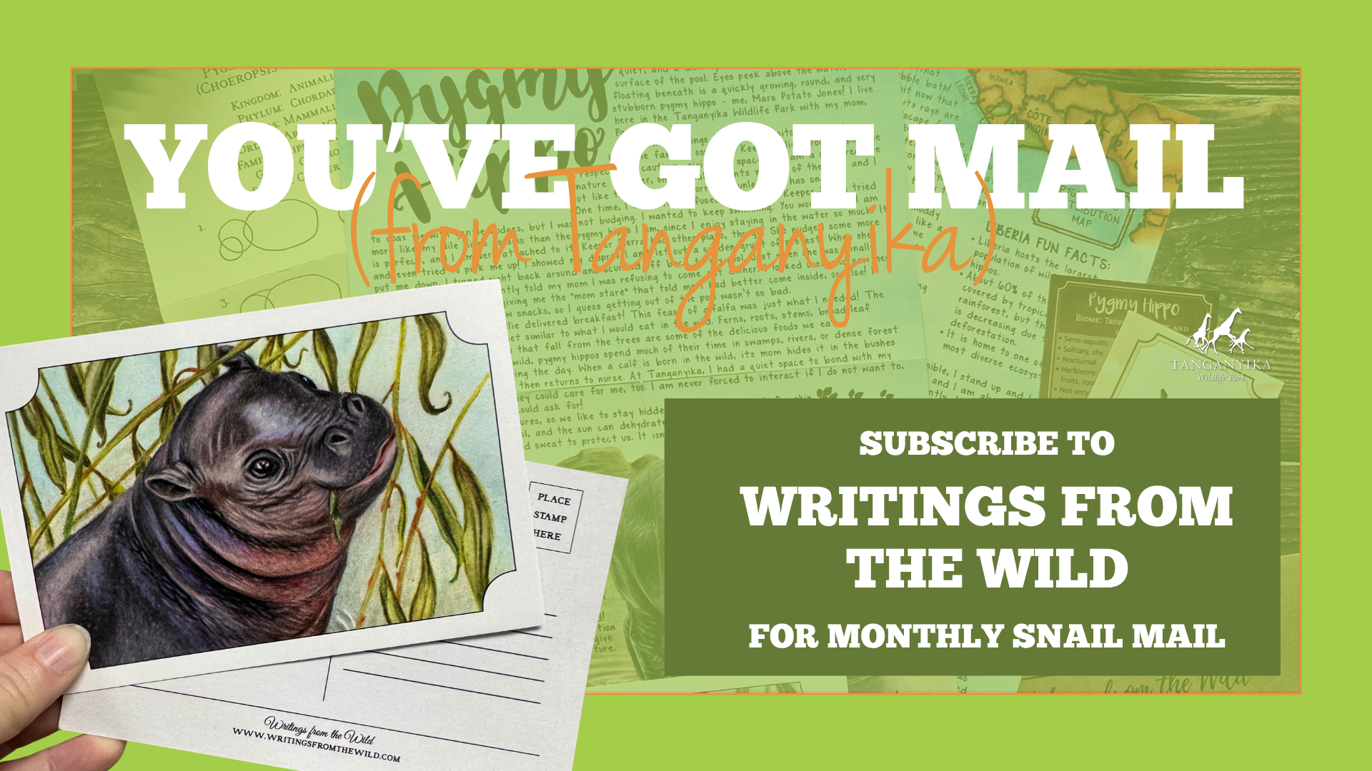 Tanganyika and Writings From the Wild Mail Club Collab - SUBSCRIPTION